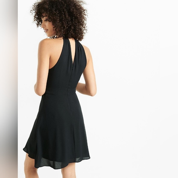 New Express Fit & Flare Mini Dress - Picture 2 of 5